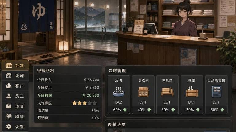 背德浴场 角色互动 玩法截图 8