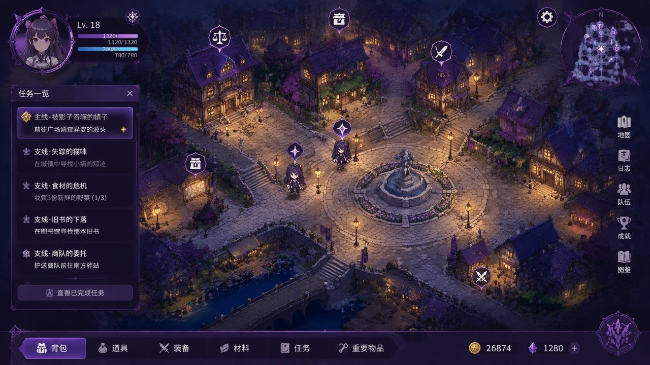 光与影的二重身 日式RPG 场景图 1